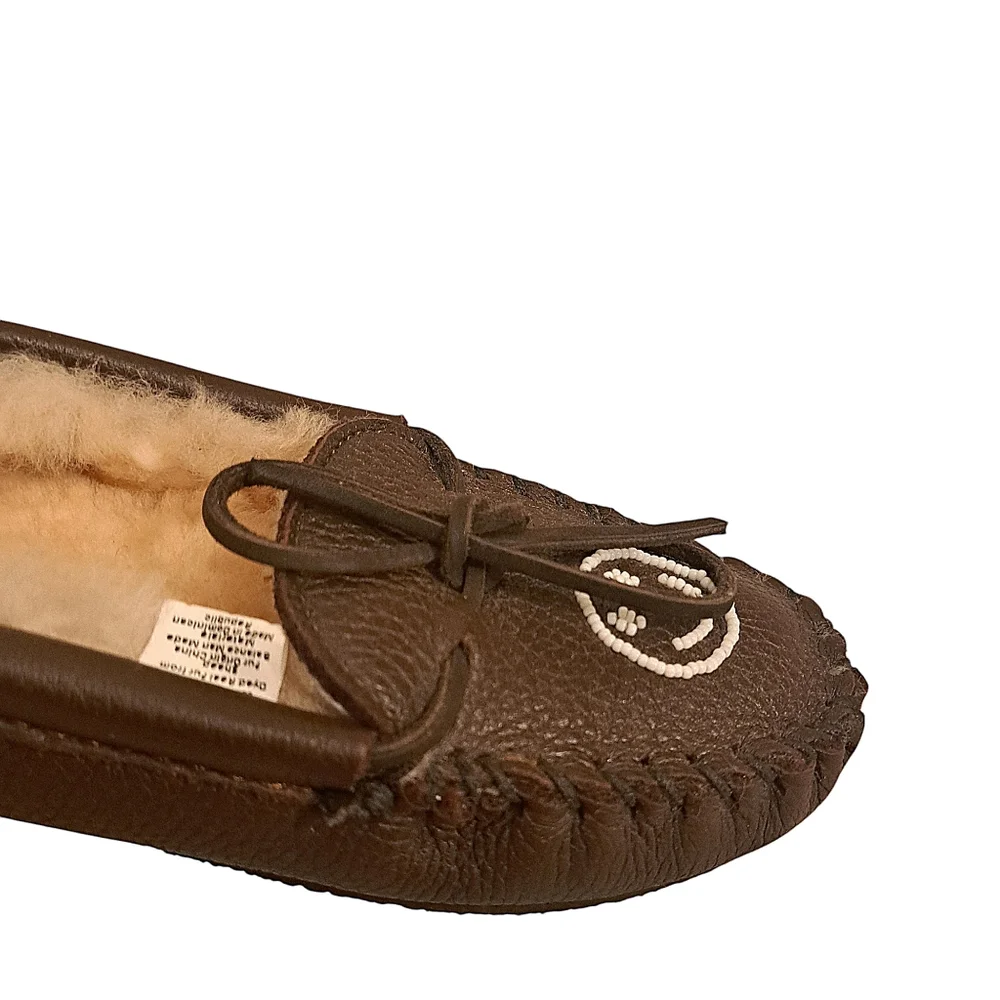 Minnetonka Smiley Face Moccasins